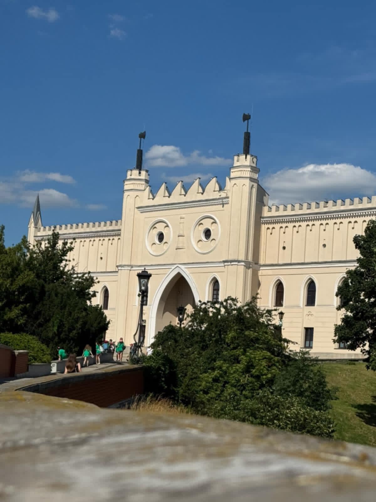 widok na zamek w Lublinie, w którym mieści się Muzeum Narodowe