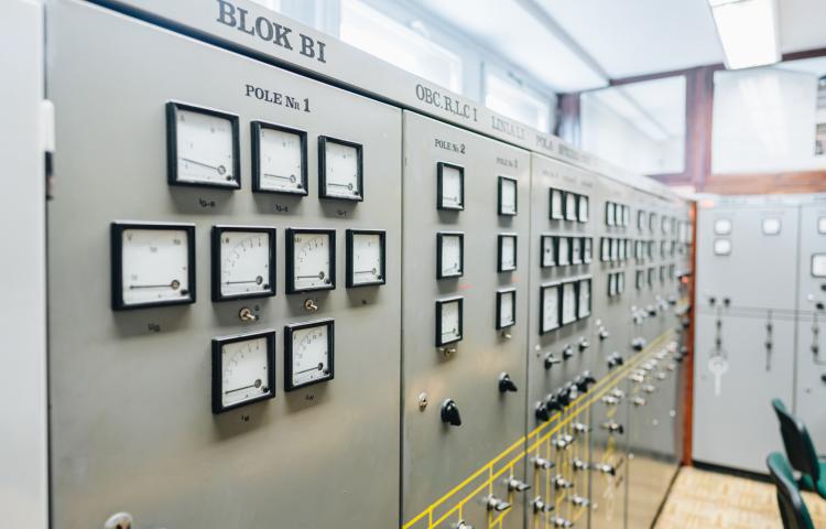 Zdjęcie z laboratorium - widok rozdzielni