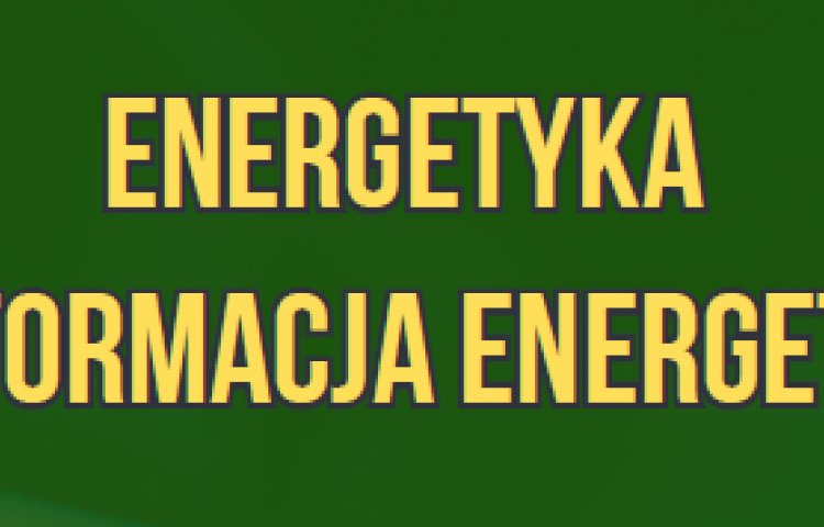 napis: energetyka i transformacja energetyczna