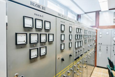 Zdjęcie z laboratorium - widok rozdzielni