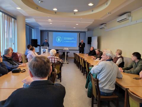 zdjęcie przedstawiające uczestników spotkania Sekcji Energetyki Oddziału Poznańskiego SEP